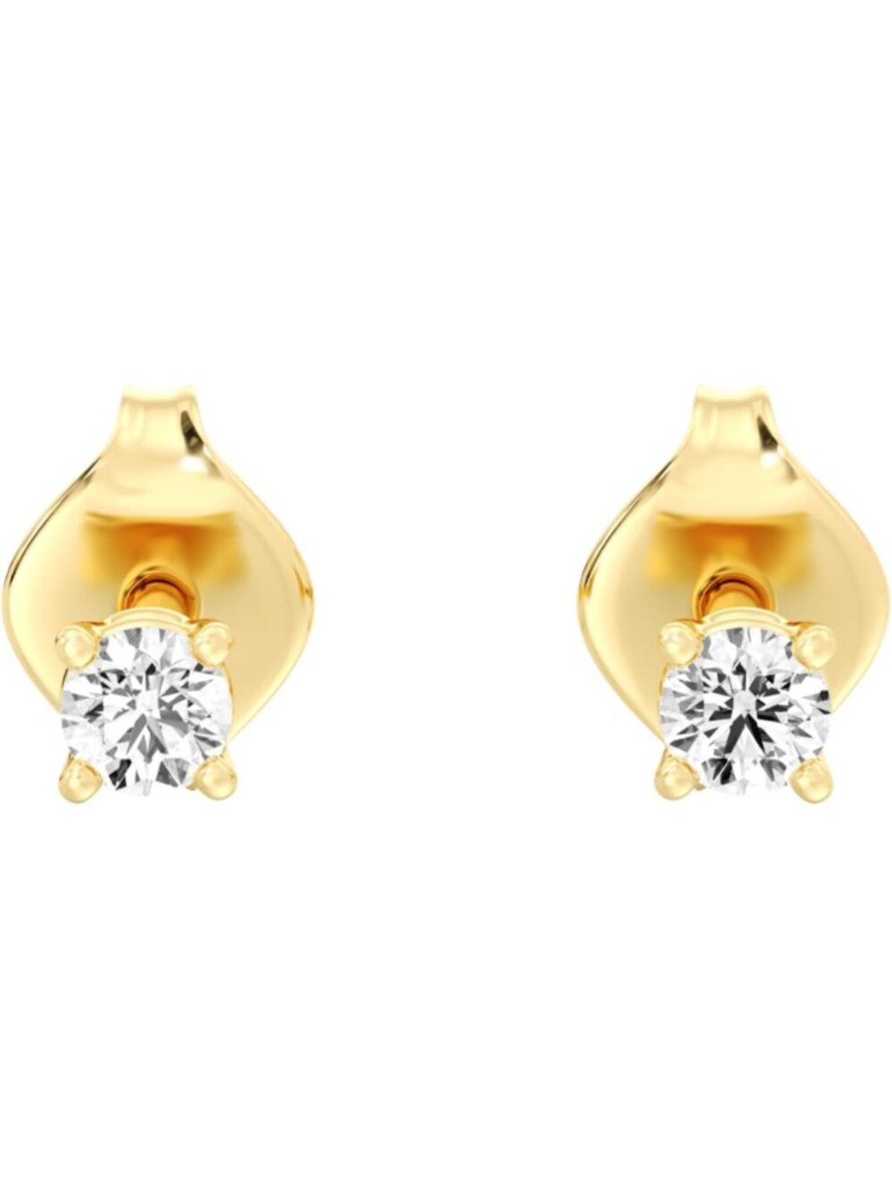 Elegant Lab Grown Diamond Stud Earrings 0.1 to 1.5 Ct TW for Women - Perfect